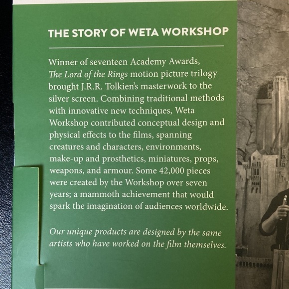 Weta Workshop Tea Towel NWT Simple Pleasures of The Shire Lord Of The Rings Gift - Picture 7 of 14